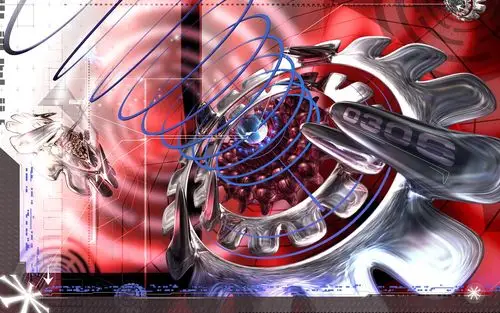 未来科技插画桌面壁纸