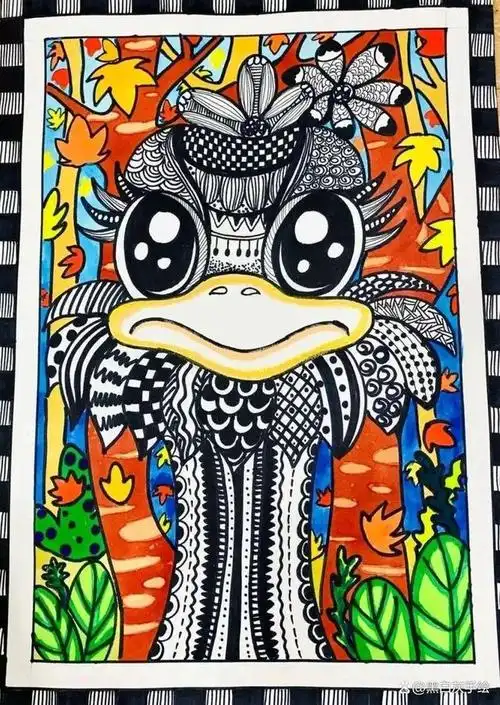 画选择表现的材料,一般考虑到儿童的特点,使用方便,便于携带,技术难度