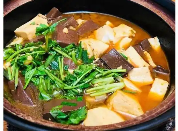 羊血豆腐