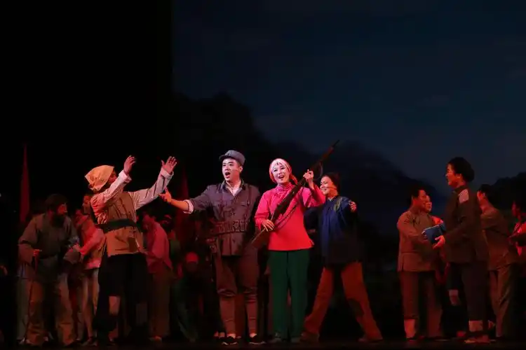 朝鲜版歌剧《白毛女》在平壤上演