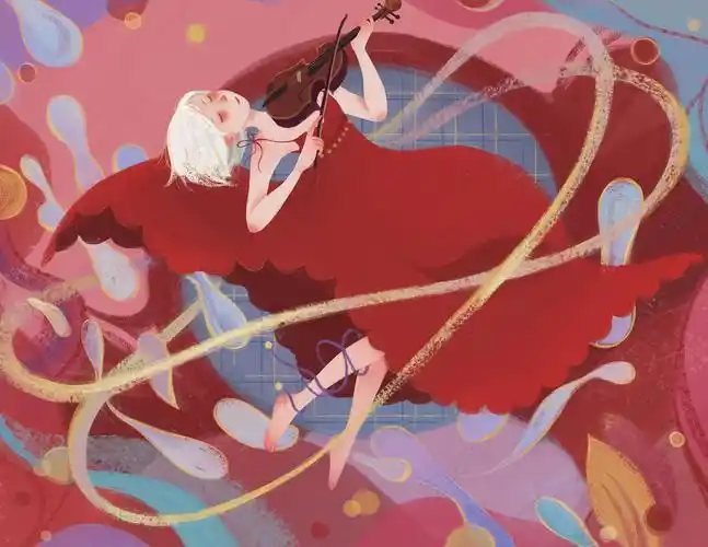 红色|插画|商业插画|荒井鹿 - 原创作品 - 站酷 (zcool)