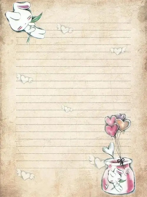 原创中国风唯美信纸下载