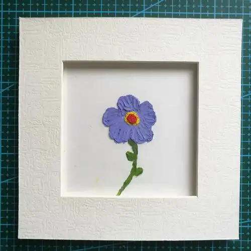 卡纸南京相框立体空间油画干花标本中空简易相框