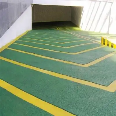 环氧防滑坡道地坪漆四川地下车库防滑坡道做法地面防滑处理环氧地坪漆