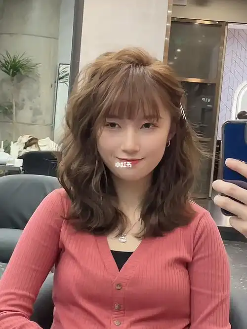 中长发烫发法式复古港风韩式蛋蛋卷蛋卷头