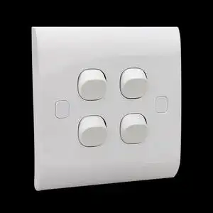 新品c3b老式4单双控86型四位单控指关开甲4开开控小按钮开关面板