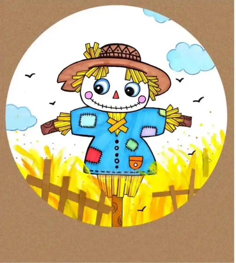 《快乐的稻草人》 #美术课件ppt #美术课件 #ppt # - 抖音