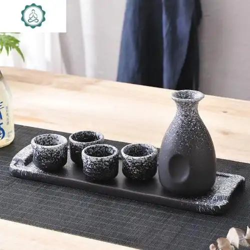 小酒盅分酒器白酒杯家用酒具 烧酒壶 封后 腊月日式酒具套装300均码