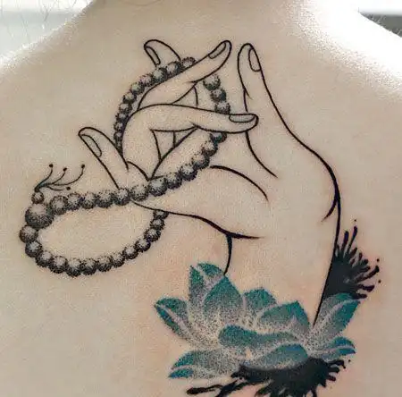 佛珠纹身-佛珠纹身图案-纹身佛珠图片大全-佛珠纹身手稿