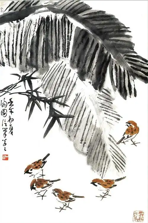 孙其峰笔下的麻雀 - 美篇