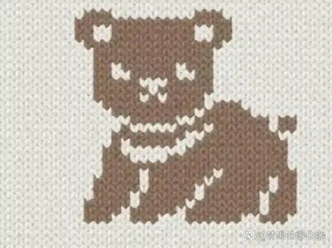 儿童毛衣动物编织图案