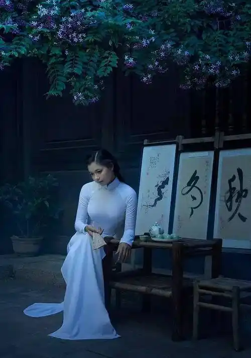 服饰文化越南式旗袍奥黛