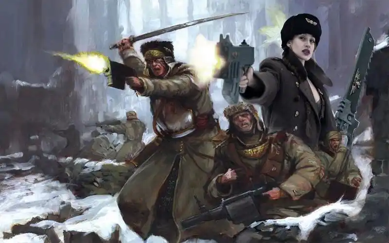 【战锤40k】苏维埃式兵团—瓦尔哈拉冰雪战士!_哔哩哔哩_bilibili