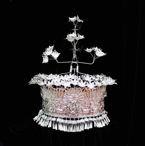 正品贵州苗族头饰苗银帽子少数民族银饰侗族瑶族民族服装