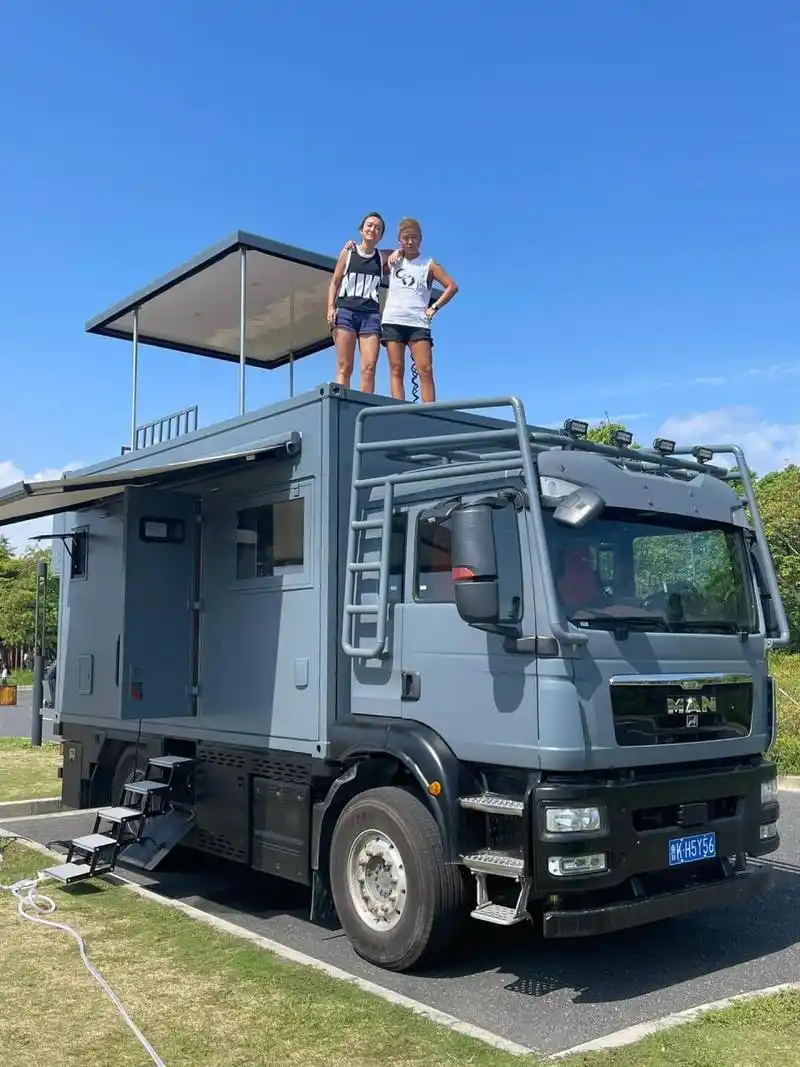 德国man越野房车 月圆之夜开启我的房车露营处女行,德国man越野房车