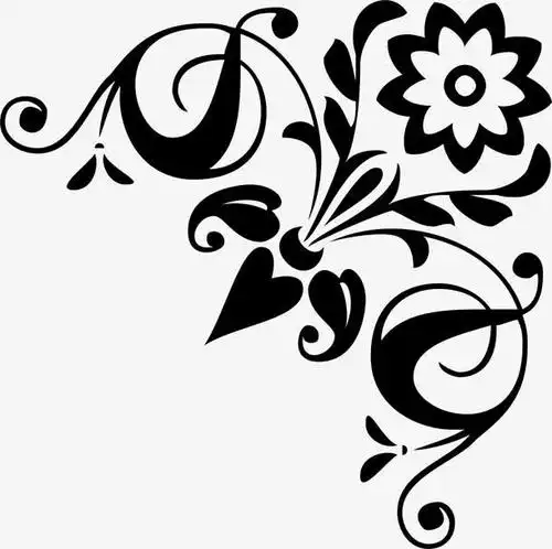 传统花边角花底纹素材免抠素材免费下载_觅元素51yuansu.com