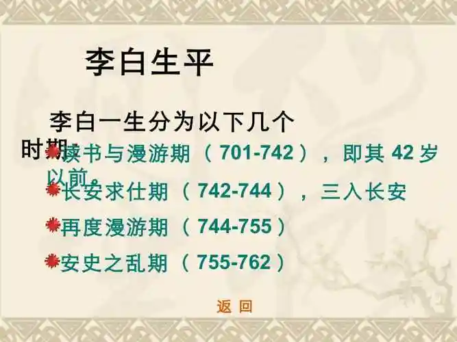 134李白的生平从出生到42岁