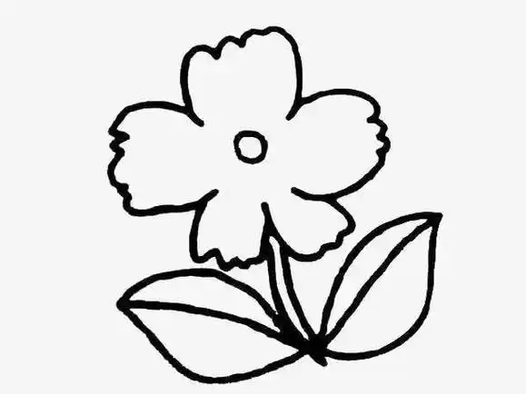 花的简笔画简笔画小花朵