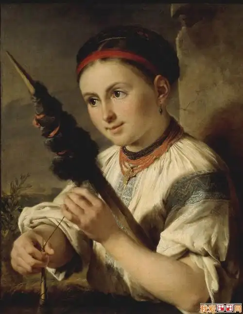 百科 世界名画 人物油画            在乌克兰的这段时间里特罗皮宁