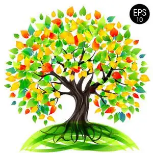 生命之树树画画图片