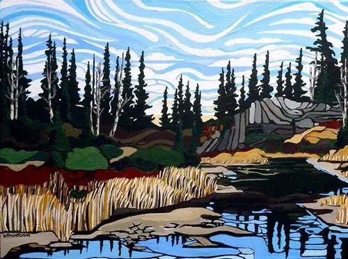 创意风光插画作品欣赏,美妙梦幻的风景插画图