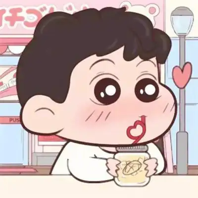 小新和小爱蜡笔小新情头图片大全 一左一右超可爱小新情侣头像_情侣