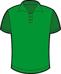 绿色矢量短袖t恤图