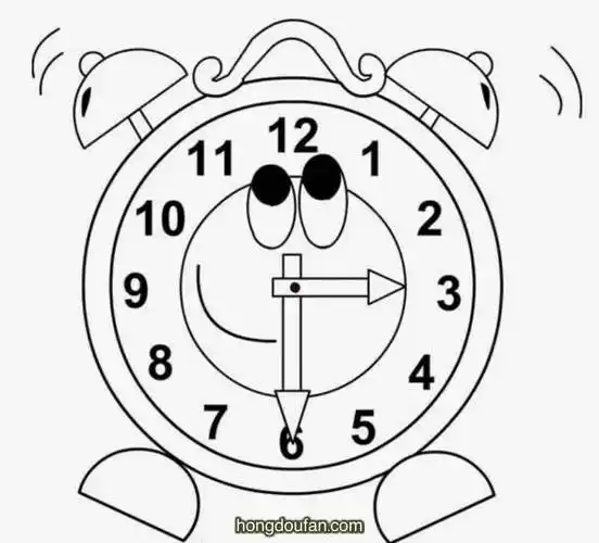 15张文具手表手绘简笔画尺子钟表铅笔盒画具卡通简笔画