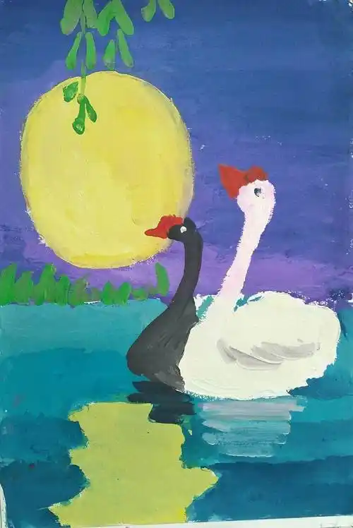 水粉画幼儿 3-6岁儿童水粉画