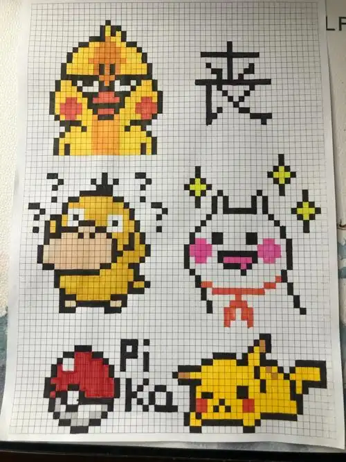 抄作业像素画临摹01