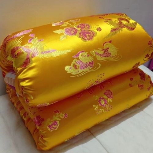 龙凤鸳鸯被传统老式手缝棉花被古风结婚婚庆陪嫁丝绸缎被子