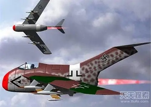 ta 183"乌鸦"重装甲喷气战斗机   红外夜视瞄准镜