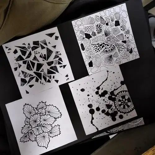 平面构成作业|平面|图案|黒祡_临摹作品-站酷zcool