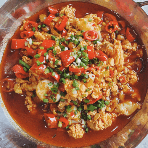 xiaochaojiza「 小炒鸡杂 」「 干锅鱼杂 」和「 小炒鸡杂 」是每次来