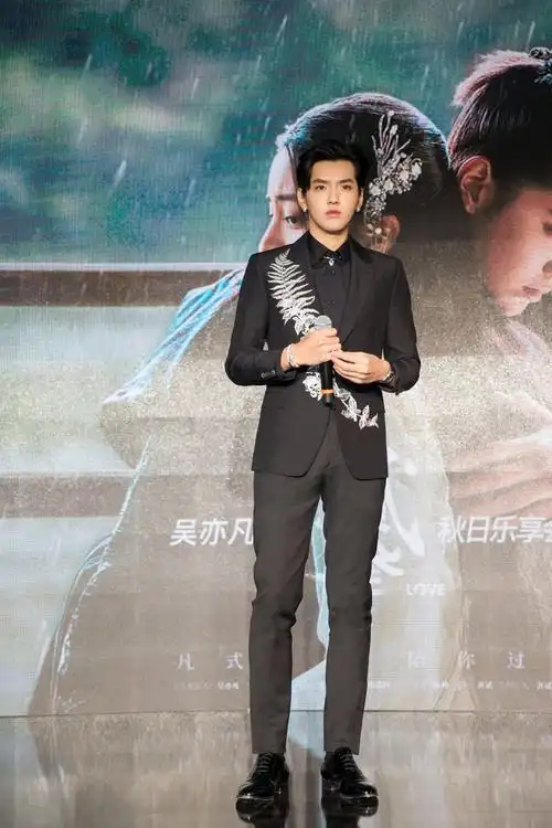 求问各位鲵们有没有吴亦凡正脸全身照啊