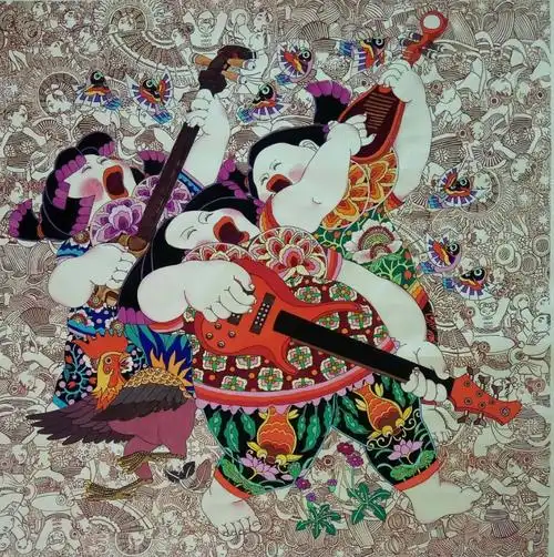 芦溪农民画省城又传佳音