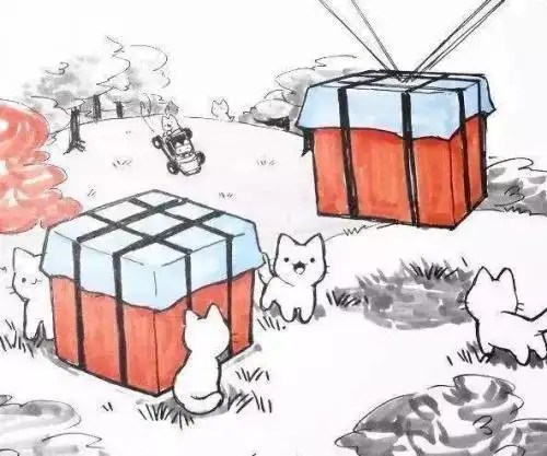 绝地求生空投怎么画简笔画