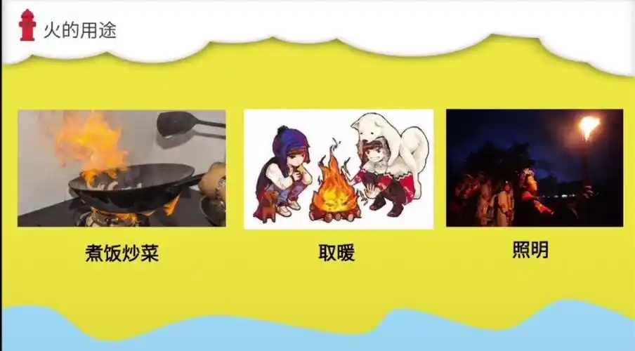 写美篇小朋友们,你们知道火对于我们的生活有什么用途吗?