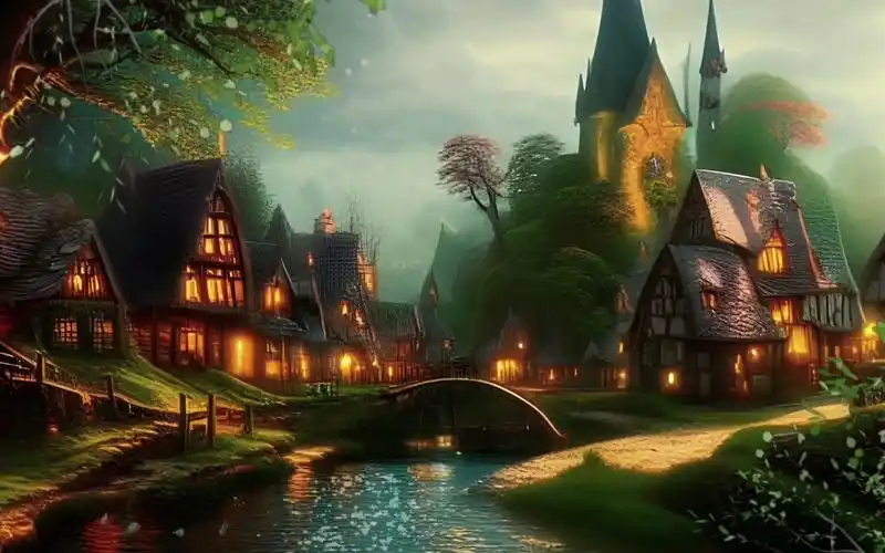 神秘的女巫小屋 水流声 | 自然声