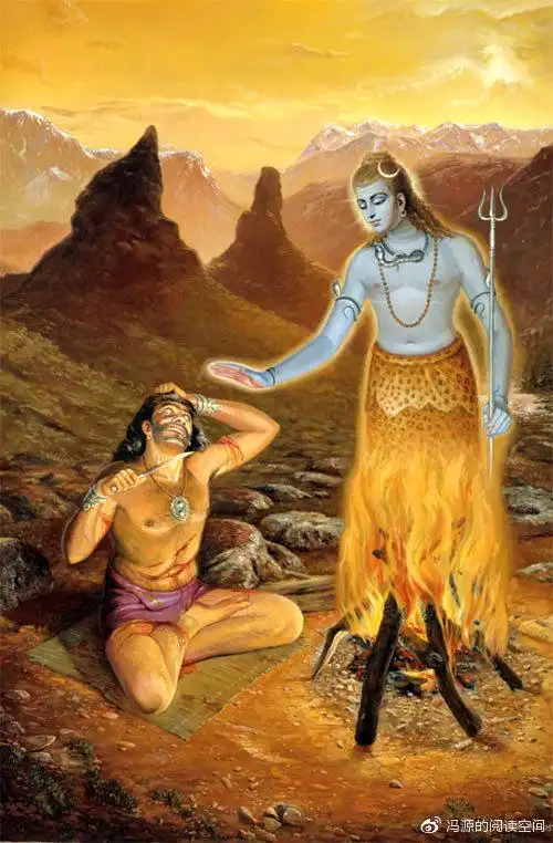 湿婆求助于毗湿奴中