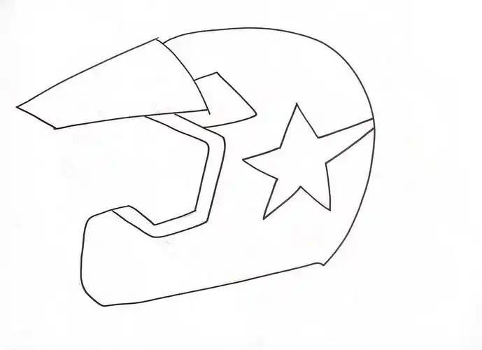 怎么画头盔