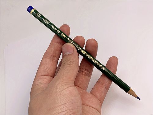 德国辉柏嘉60-70年代收藏小物件copier9610蓝色木杆彩色铅笔