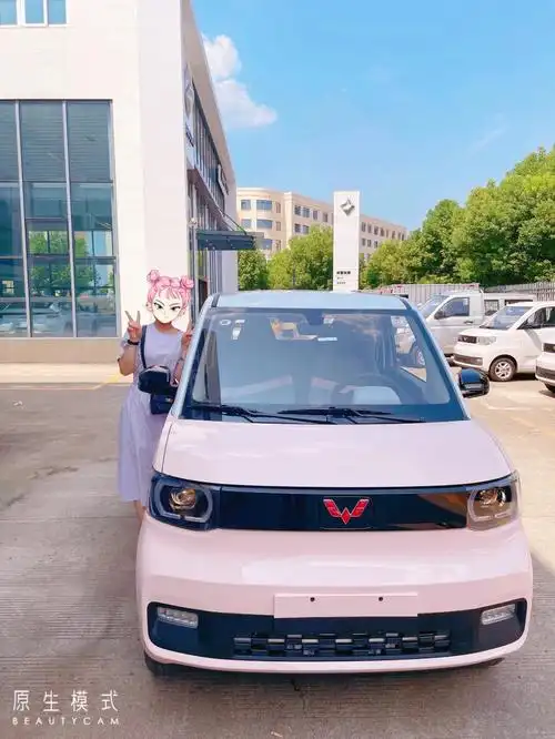 五菱宏光mini 马卡龙白桃粉