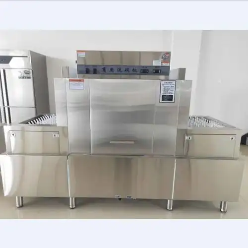 特锐德 商用 不锈钢 商用自动洗碗机 厨房全自动洗碗机流水线 tg49