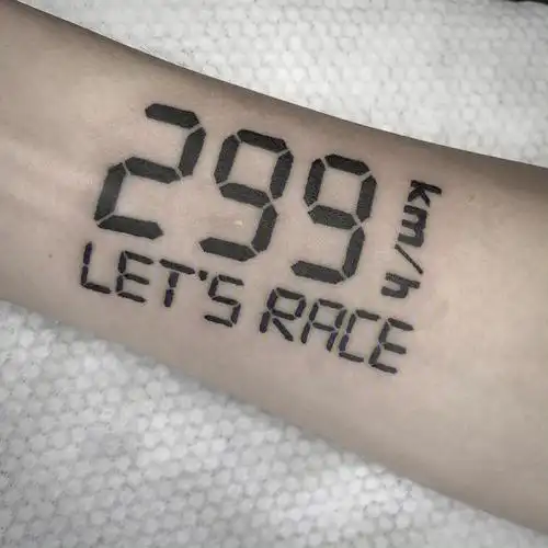 299kmh纹身