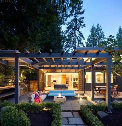 田园,现代,中式三种别墅庭院景观设计你更喜