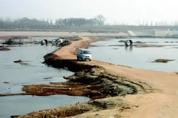 土桥横跨大沽河,连接即墨移风店镇和平度南村镇