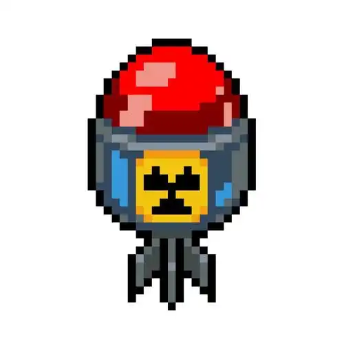 分享一下我做的元气骑士像素画