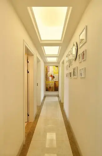 160㎡简欧风格走廊装修效果图 160-169平简欧过道