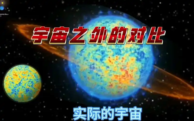 【星球动画】各种天体的大小对比:第六部分,宇宙之外的大小对比(可能